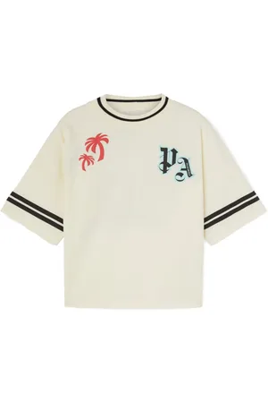 Palm Angels Camiseta con logo y palmera estampada