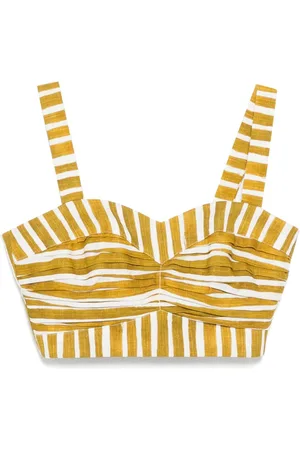 Bambah Top Olivia estilo bustier a rayas