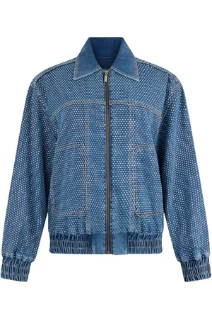 Liu Jo Chaqueta vaquera con detalles de strass