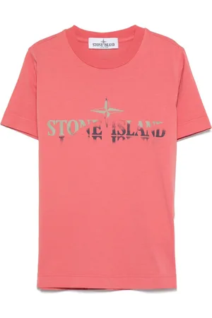 Stone Island Camiseta con logo estampado