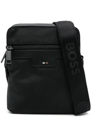 HUGO BOSS Bolso messenger con logo en relieve