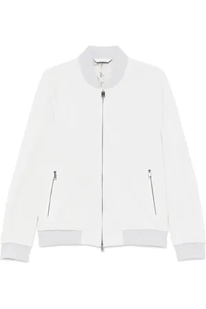 BRIONI Chaqueta bómber con diseño perforado