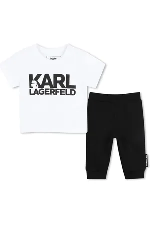Karl Lagerfeld Conjunto con leggins y camiseta con logo