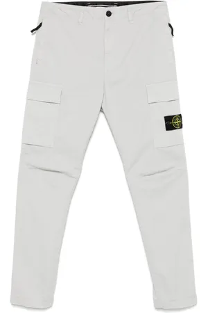 Stone Island Pantalones cargo con distintivo Compass