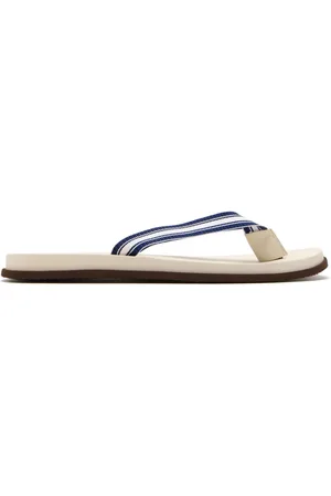 Brunello Cucinelli Chanclas en grosgrain