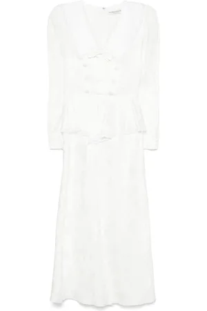 Alessandra Rich Vestido midi en jacquard