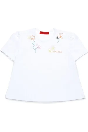 MAX&Co. Kids Camiseta con bordado floral