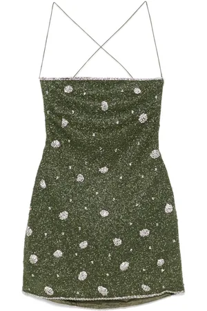 GIUSEPPE DI MORABITO Vestido corto con detalle con cuentas