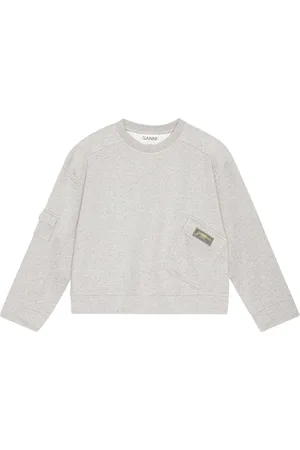 Ganni Sudadera con parche del logo