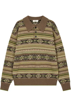 Studio Tomboy Polo de punto de intarsia