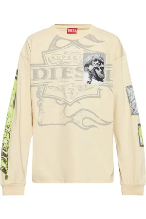 Diesel Camiseta T-BOXT-LS-SLITS-R5