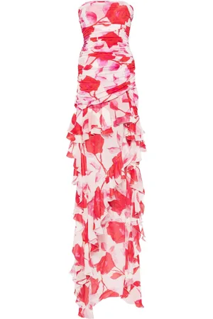 BLUMARINE Vestido largo estampado