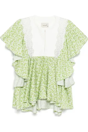 Bambah Top Azalea con motivo floral