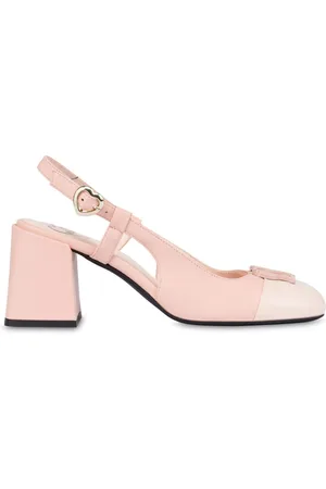 Moschino Zapatos de tacón con placa del logo