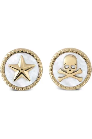 Philipp Plein Pendientes Mini Logo