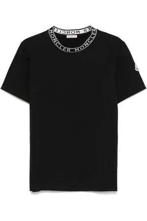Moncler Camiseta con ribete del logo