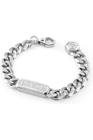 Philipp Plein Pulsera con etiqueta Gothic
