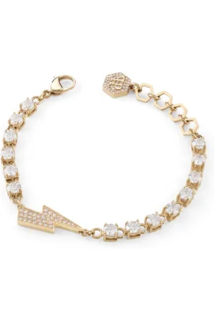 Philipp Plein Pulsera con colgante de rayo