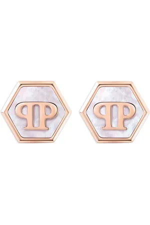 Philipp Plein Pendientes Mini Logo