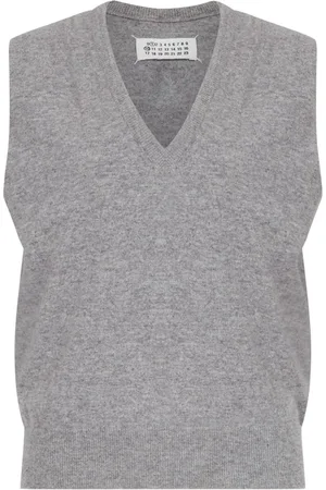 Maison Margiela Chaleco con cuello en V