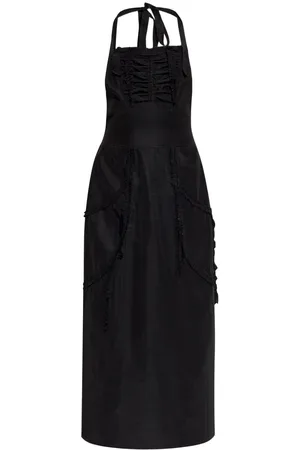 Maison Margiela Top tipo delantal con volantes