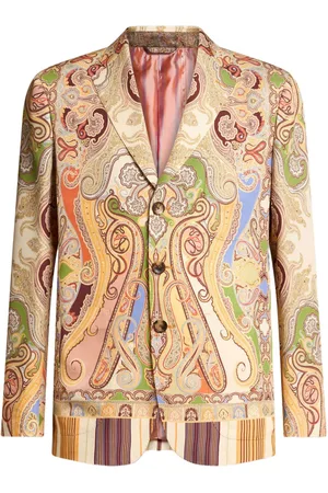 Etro Blazer con estampado de cachemira