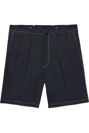 Prada Bermudas con parche del logo