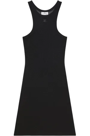 Courrèges Vestido corto estilo scuba