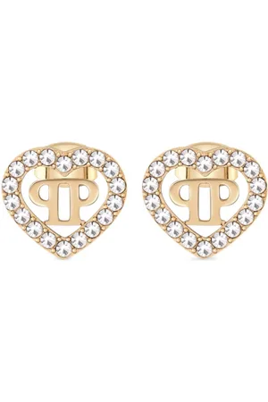 Philipp Plein Pendientes Rocked Hearts