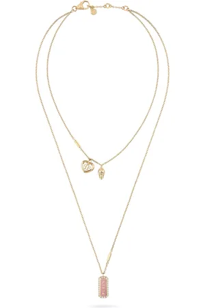 Philipp Plein Collar con aplique de cristales