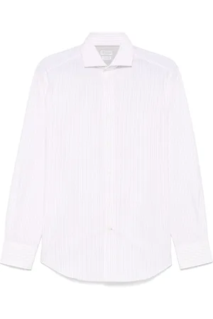 Brunello Cucinelli Camisa a rayas