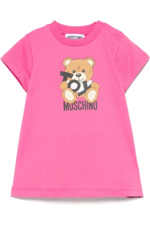 Moschino Vestido con estampado de oso