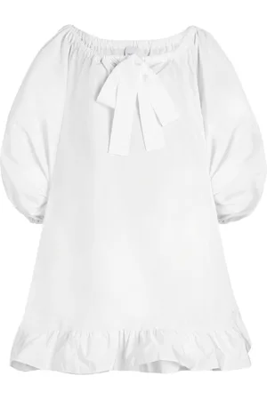 Patou Vestido corto con dobladillo de volantes