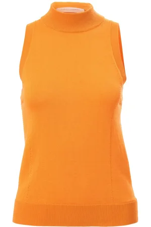 Carolina Herrera Top con cuello falso