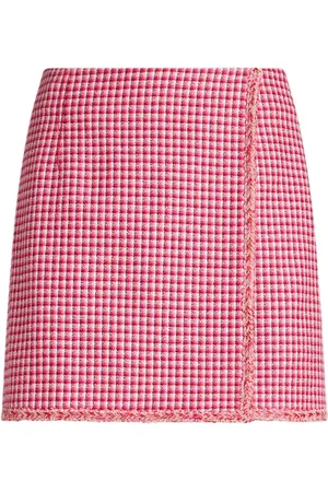 Etro Falda corta a microcuadros