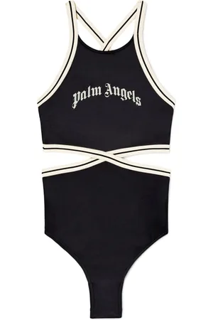 Palm Angels Bañador con logo redondeado