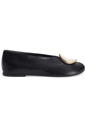 Jil Sander Bailarinas con placa decorativa