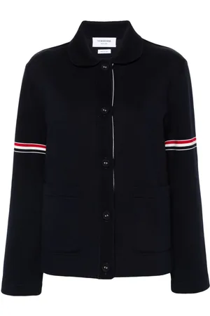 Thom Browne Chaqueta con rayas RWB