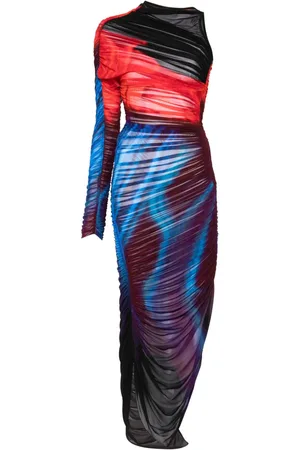 MUGLER Vestido asimétrico