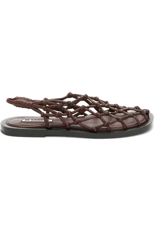 Jil Sander Sandalias tejidas con tira trasera