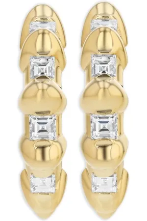 Lizzie Mandler Pendientes Bubble en oro amarillo de 18 ct con diamante