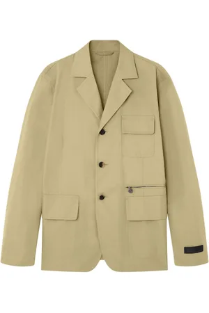 VERSACE Blazer tipo gabardina con botones