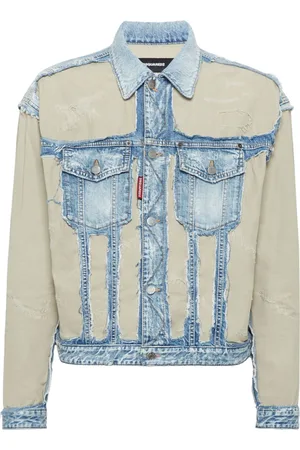 Dsquared2 Chaqueta vaquera con efecto envejecido