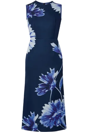 Erdem Vestido midi sin mangas