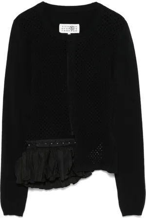 Maison Margiela Cárdigan de punto calado