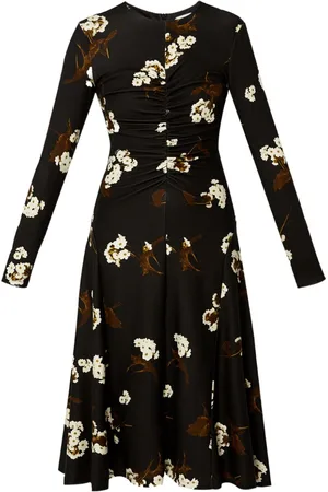 Erdem Vestido midi drapeado