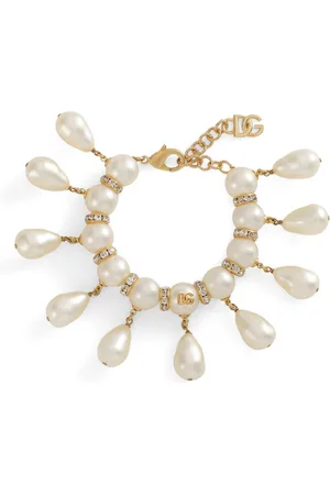 Dolce & Gabbana Pulsera con logo grabado