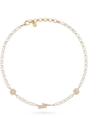 Philipp Plein Collar con aplique de cristales