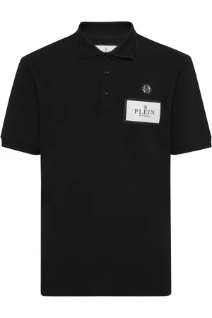 Philipp Plein Polo con parche del logo