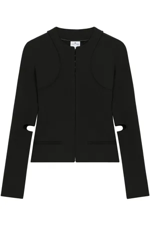 Courrèges Chaqueta ajustada estilo scuba